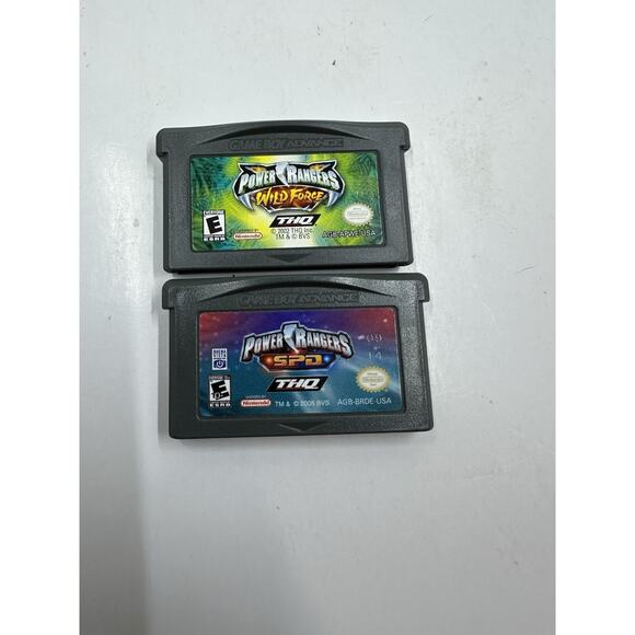 Power Rangers: Wild Force & SPD Nintendo Game Boy Advance GBA Lot